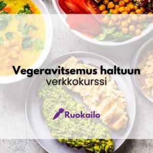 Kasvipohjaisen ravitsemuksen perusteet verkkokurssi kurssin tuotekuva